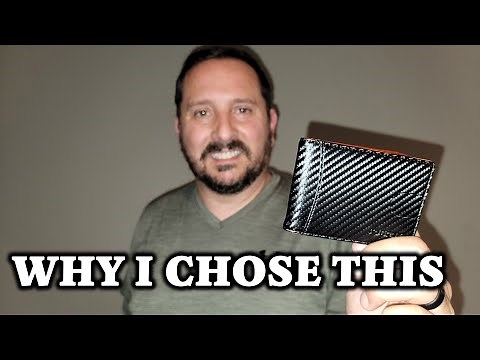 RUNBOX Minimalist Slim Wallet for Men with Money Clip RFID Blocking