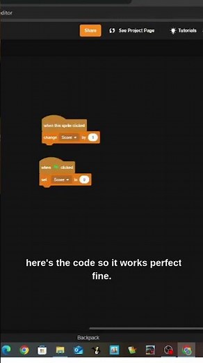 Beginners Scratch Tutorials: A Clicker Game l Part-1 #games #programminglanguagetutorial