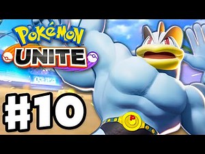 Machamp! We Can Still Win This! - Pokemon Unite - Gameplay Walkthrough Part 10 (Nintendo Switch)