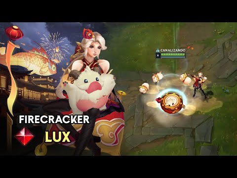 Firecracker Lux League of Legends Custom Skin Showcase