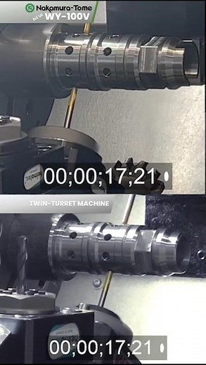 Faster Multitasking Machining with Nakamura-Tome's ChronoCut Software - Nakamura-Tome W-100V