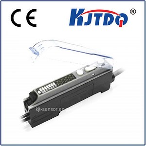 [Hot Item] Kjtdq - 12-24V DC Digital Display PNP Fiber Optic Sensor Amplifier with CE Fiber Sensor Amplifier