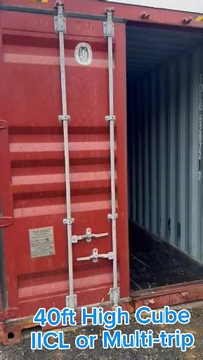💡 Want a container that’s close to new but easier on the budget? Our 40ft High Cube IICL or Multi-Trip unit is the perfect middle ground! Here’s the difference 👇 ✨ New One Trip: Used only once for shipping — looks brand new, clean, and ideal for container homes, offices, or anyone wanting a perfect aesthetic. 💪 40ft HC IICL / Multi-Trip: Used a few times (usually 2–5 trips) but still meets IICL inspection standards — meaning it’s structurally sound, wind and watertight, and built to last. A s