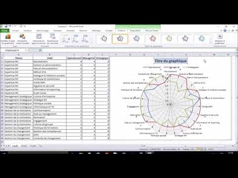 Excel Zen : Diagramme de compétences
