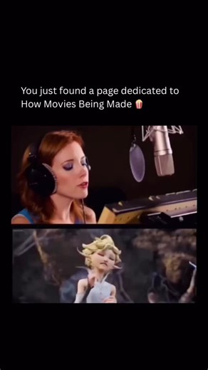 How Movies Being Made on Instagram: "This video shows the Tooth Fairy scene while her voice actor records lines in the studio, syncing playful energy to animation. Every whisper, gasp, and rhythm is performed live, giving animators real emotion to build timing, facial expressions, and movement, instead of guessing how the character should sound on screen. Behind the scenes, animated films often start with voice performances first, shaping entire scenes. For this character, vocal choices influenc