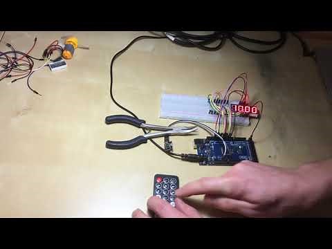 Défi Arduino: Contrôler l'afficheur 7 segments avec une télécommande