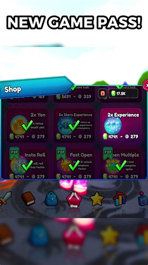 NEW GAME PASS ANIME WEAPONS #roblox #simulator #anime