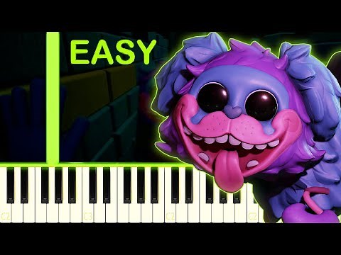 PJ PUG-A-PILLAR SONG | Poppy Playtime Chapter: 2 - EASY Piano Tutorial