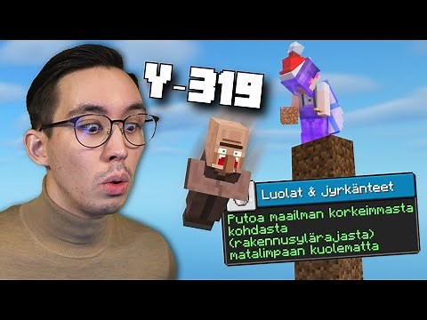 HUIPULTA POHJALLE Minecraftissa!