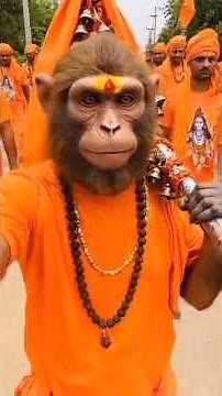 monkey vlogs Day -2 #ai #vlogger #shorts