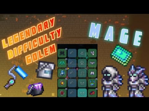 Terraria - Golem Legendary Mode Mage Class