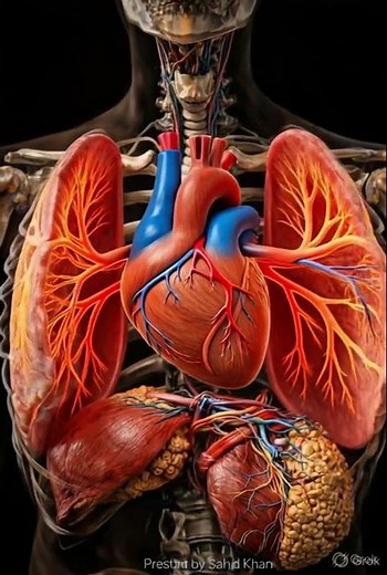 The Breath of Life: A 3D Visualization of the Human Heart and Lungs"