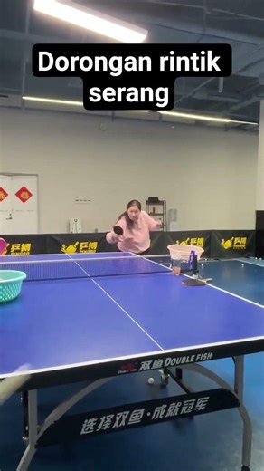 latian dorong rintik serang bikin lawan geleng geleng kepala #tenismeja #tabletennis #trendingshorts