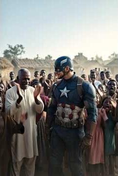 “Captain America vs Alien Attack | A Village Saved by a Hero” #1million #guys
