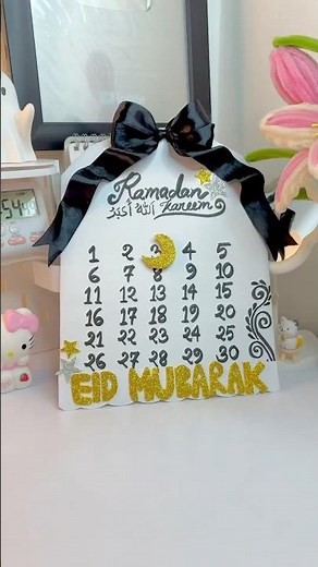 Ramadan Special Calendar ✨🌙 #shorts #ramadan
