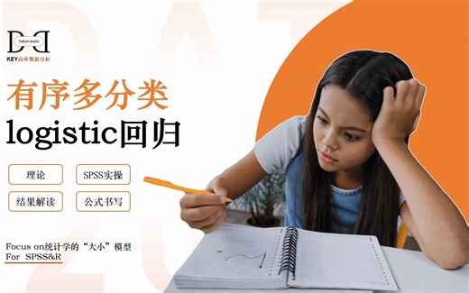 第四节：有序logistic回归，从基础理论-SPSS实操-公式书写-表格整理-结果解读全面突破