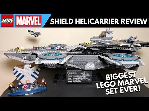 LEGO Marvel 76042 SHIELD Helicarrier Set Review (with Power Functions!)