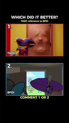 Ain't no way TADC is in BFDI 😭🙏 WHICH DID IT BETTER? #shorts
