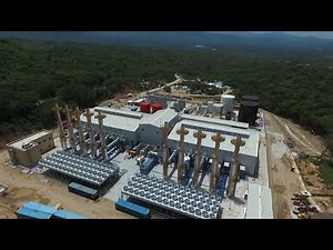 Colombia Termonorte 93MW Dual Fuel power plant (Drone Video)
