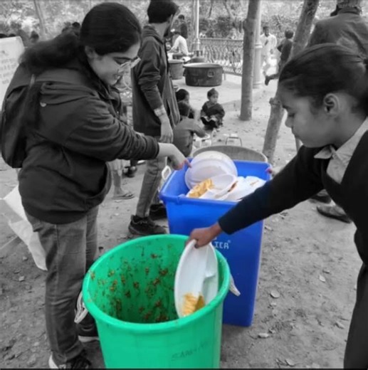 On the festival of colour, we emphasise the need for colour coded bins - from young children to seni