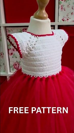 FREE Christmas Crochet Tutu Dress Pattern
