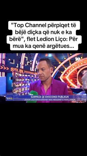 "Top Channel përpiqet të bëjë diçka që nuk e ka bërë", flet Ledion Liç...