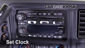 How to Set the Clock / Change Time on a 2003 Chevrolet Avalanche 1500 5.3L V8