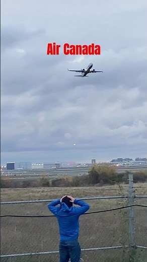 Air Canada 737 MAX-8 taking off! With@Georgetownrailfan !