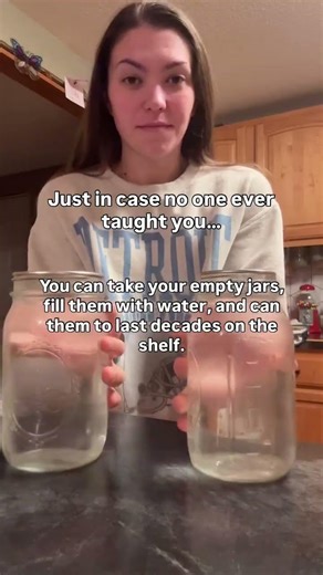 Why the heck would you need to do this?!? Well, an empty jar takes up just as much room as a full