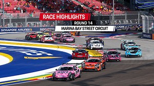3.8K views · 44 reactions | Close battles, contacts, and wheel-to-wheel actions defined the final race of the season — Round 14 wrapped up with plenty of decisive moves on the streets of Marina Bay. Watch the full highlights to catch up on all the key moments! Porsche Carrera Cup Asia images © Formula One World Championship Limited 2025 #Porsche #PorscheCarreraCupAsia #911GT3Cup #Singapore #MarinaBay #SeasonFinale #Highlights | Carrera Cup Asia | Facebook