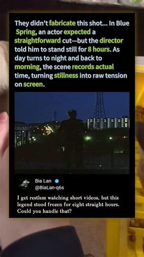 Why This Director Made An Actor Stand For 8 Hours 🎬 #Cinema #BehindTheScenes #Movie