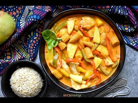 Thai Mango Chicken Curry (Instant Pot & Stove)