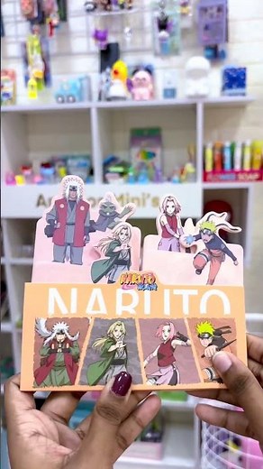 Naruto Themed Sticky Notes 🍥📝 | Anime Stationery for Kids | ANGROOOS min