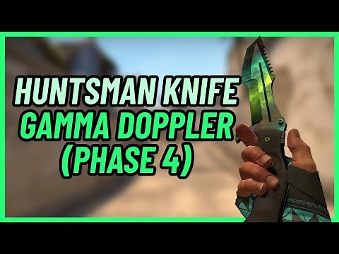 ★ Huntsman Knife Gamma Doppler (Phase 4) | CSGO Knife Showcase