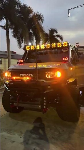 Amber off-road LED lights? The entire set is from the Novsight HALO series. A very eye-catching set