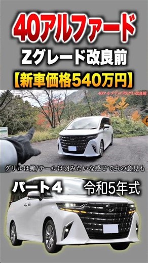 [40 Alphard] Part 4 Introduction! "Toyota Alphard Z Gray before improvement"