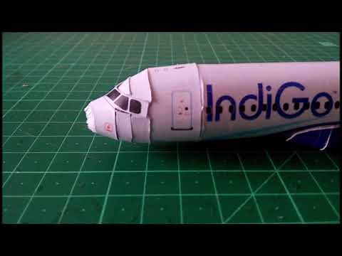 indigo a320neo papeercraft