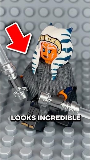 How To Upgrade your Ahsoka Minifigure! 🌱 #lego #legominifigures #legostarwars #starwars