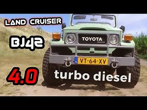 4.0 TURBO Diesel 12H-T engine in a Toyota Land Cruiser 40 / Bj42, Filmed with my DJI Osmo cam