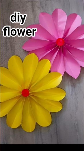 diy paper rosette 🌹| diy paper flower 📈 #ytshorts #diy #youtubesearch #craft #flowers