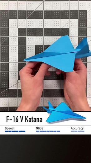 F-16 V Katana Paper Airplane Tutorial