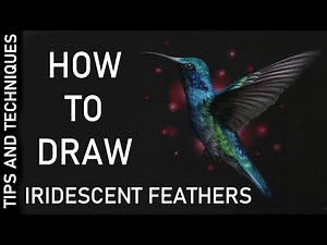 HOW TO DRAW IRIDESCENT FEATHERS | TOP TIPS FOR DRAWING IRIDESCENT FEATHERS IN PASTELS