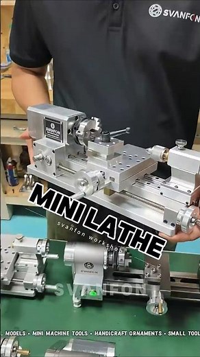 Mini Lathe, Compact Mini Lathe, Micro Lathe, Desktop Lathe, Small Turning Lathe, DIY Lathe #svanfon