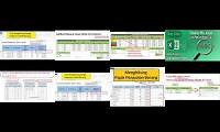 Mix of 8 videos from youtube : Belajar Excel lengkap