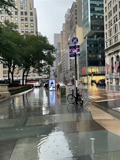 Exploring a Rainy Day in New York City, USA
