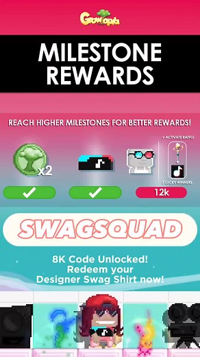 Get Your 8K Milestone Reward Now! Redeem Code for Exclusive Prize