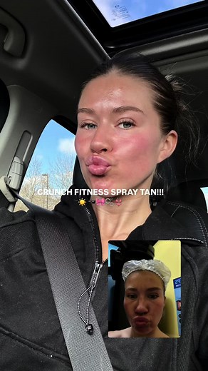 First Spray Tan Experience at Crunch Fitness
