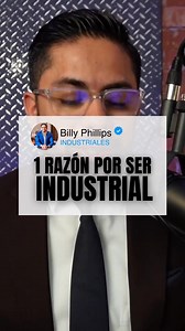 ¿Por qué la industria? La industria está repleta de oportunidades para lograr tus sueños. En este primer episodio del podcast Industriales te platico el mío.? #industriales #ventas #oportunidades #youtubepodcasts | Billy Phillips Oficial