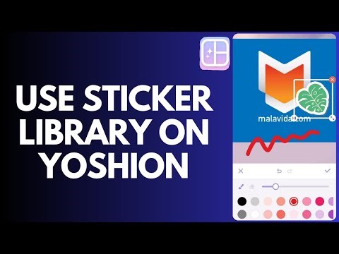 How to Use Sticker Library in Yoshion App 2025?