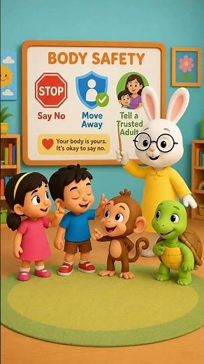 Good & Bad TouchSafe and Unsafe Touch for Kids 🛡️ | Body Safety Learning